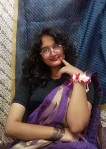 Purple saree