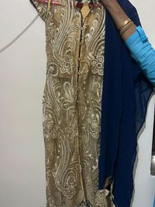 Navy Blue Women Party Wear Dress