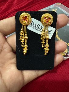 Gold Dangle Earrings