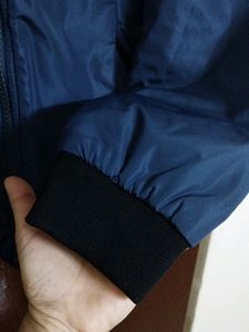Blue Zip-Up Jacket
