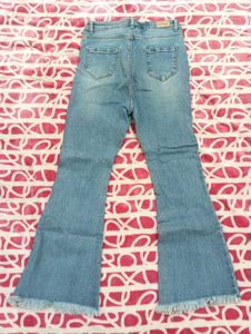 Distressed Flare Jeans