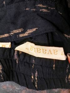 Avaasa Branded Black Plazo