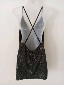Y2K SEXIEST BEADS &amp; GLITTERY DRESS