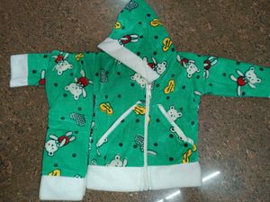 Cute Bear Print Baby Onesie