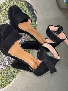 Black Block Heels