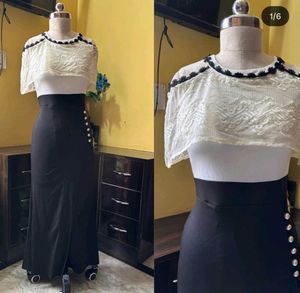 Chic Black & White Dress