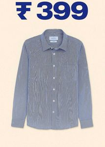 Striped Button-Down Shirt