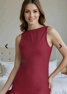 Chic Maroon Ruffle Mini Dress