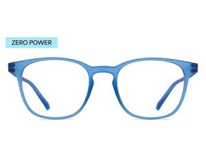 Ocean Blue Full Rim Wayfarer Lenskart HUSTLR Frame