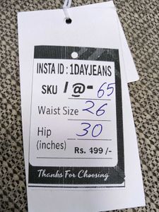 I@65 Size-26 Straight Jeans