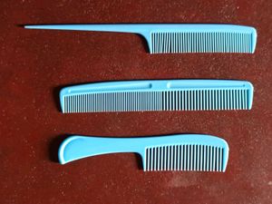 Hair Combs And Oil Applicators Bottles
