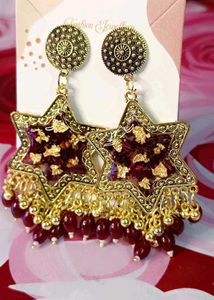 Real Rose Chand Jhumkaa