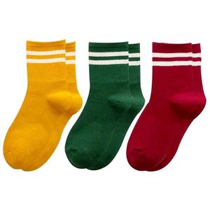 Striped Ankle Socks - Colorful Set