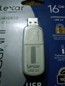 Lexar JumpDrive M10 16GB Secure USB 3 flash drive