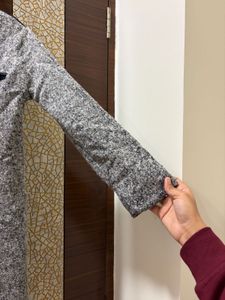 Gray Knit Mini Dress