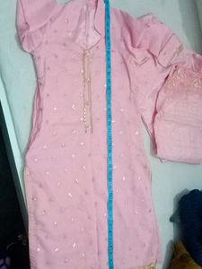 😍Pink Embroidered Kurta Set😍