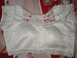 White Padded Blouse