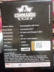 Commando Plus Torch - Powerful and Reliable