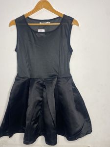 Chic Black Skater Dress