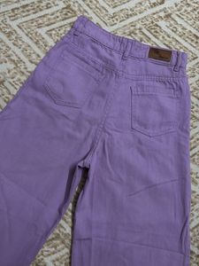 Sassafras High Rise Flared Spit Denim