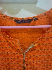 A Orange Kurta