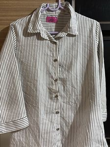 Formal White Striped shirt