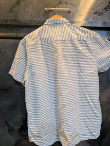 CODE Striped Men&#39;s Halfsleeve Shirt