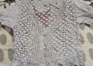 Crochet Knit Cardigan