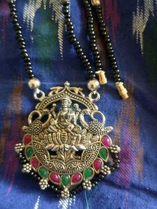 Very Beautiful Lakshmi Black Beads