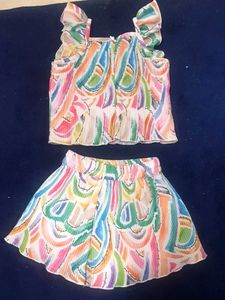 Very Stylish Burmuda Top Pattern Dress