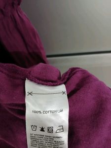 Purple Tiered Maxi Dress, Size Large