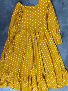 Long Frill Frock Stylish Design For Girls