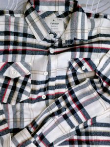 Plaid Flannel Woolen Shirt