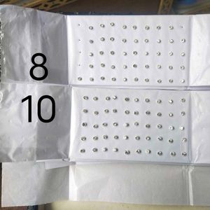 925 Pure Silver Dimond Nose/ Ear Earings 1 pair