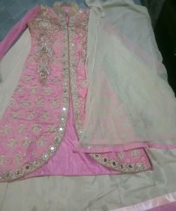 Elegant Pink Indo western