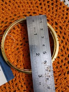 4 Golden Bangles Artificial
