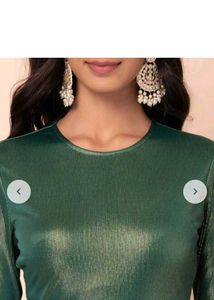 Indya Ribbed Slip On Blouse