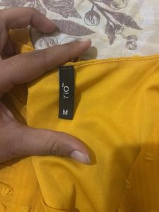 Chic Mustard Mini Dress