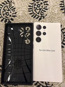 Black Phone Case Spigen Brand