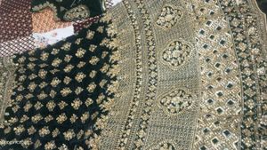 Bottle Green Bridal Lehenga