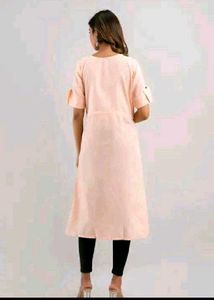 Elegant Beige Peacock Feather Dress