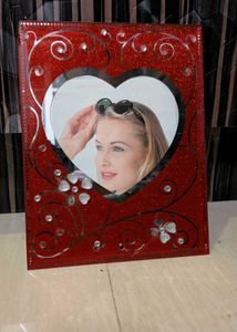 Red Heart Photo Frame