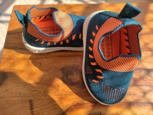 Super Cool Daily Use Blue And Orange Shoes