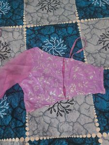 Pink Embellished Blouse