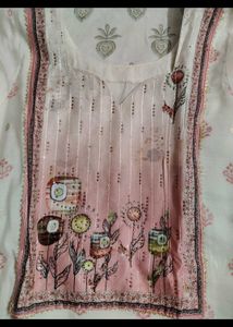 Pink Stitched Salwar Suit