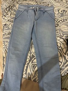 Combo Of Black Jeans And Blue Jean