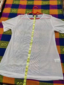 Sheer White Tshirt