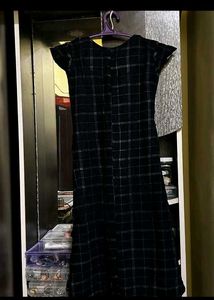Checkered Midi Dress