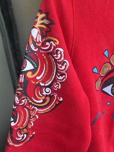 Kenzo Paris Red &#39;Eye&#39; Sweatshirt