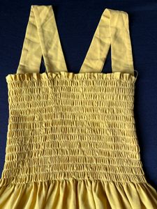Mustered Dress - S To L